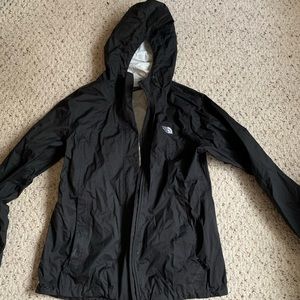 Black North Face Rain Jacket